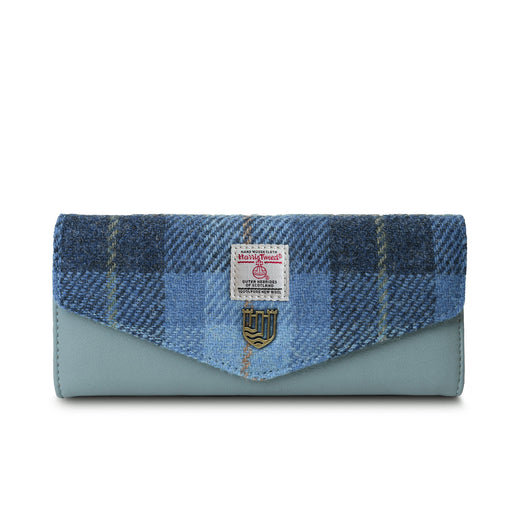 The Large Clasp Purse Blue - Heritage Of Scotland - BLUE