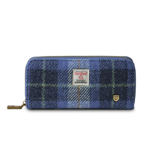 The Long Zip Purse - Heritage Of Scotland - BLUE TARTAN