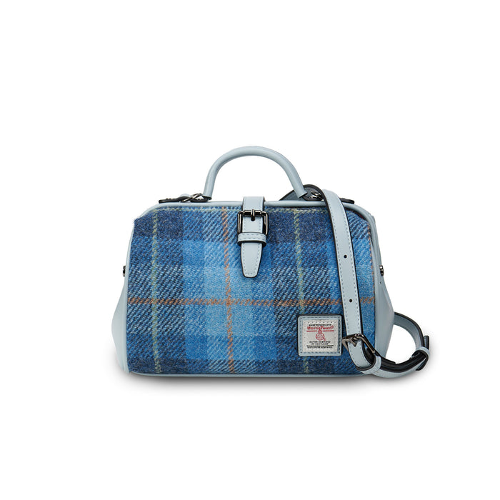 The Medium Doctor Bag Blue Tartan - Heritage Of Scotland - BLUE TARTAN