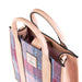 The Medium Tobi Tote Bag Pink Blue Tartan - Heritage Of Scotland - PINK BLUE TARTAN