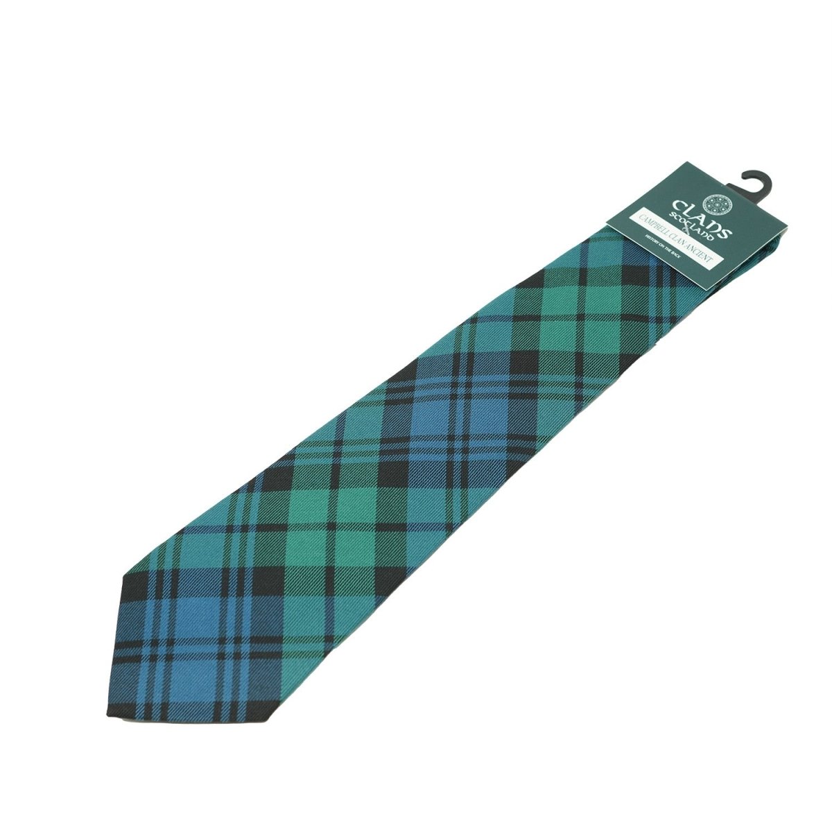 Traditional Scottish Clan Tartan Tie – Traditional Plaid Necktie - CAMPBELL CLAN ANCIENT - Heritage Of Scotland -