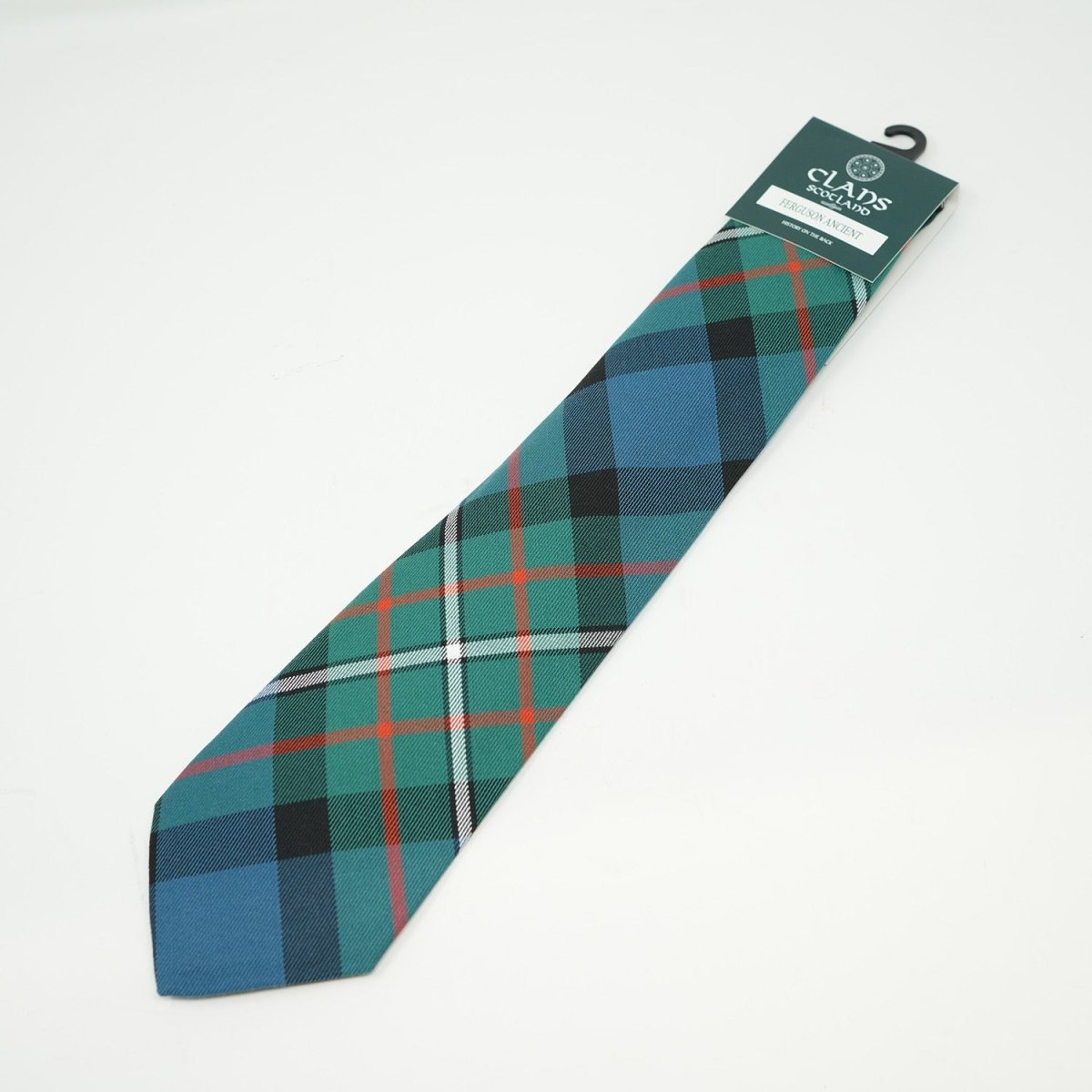 Traditional Scottish Clan Tartan Tie – Traditional Plaid Necktie - FERGUSON ANCIENT - Heritage Of Scotland -