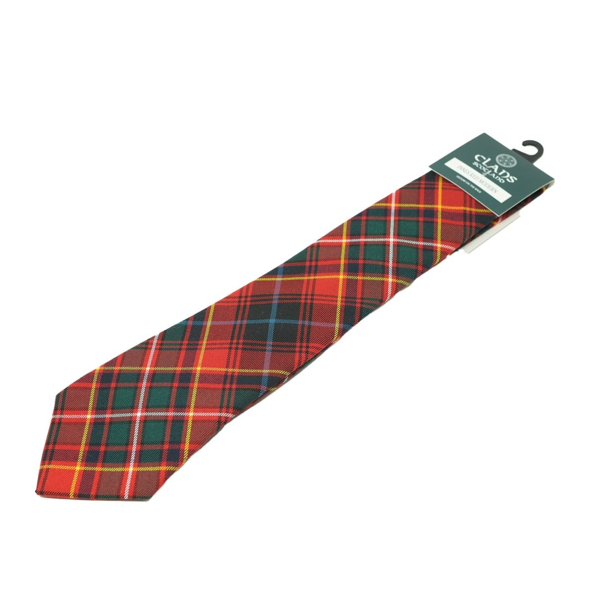 Traditional Scottish Clan Tartan Tie – Traditional Plaid Necktie - INNES RED - Heritage Of Scotland -