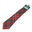 Traditional Scottish Clan Tartan Tie – Traditional Plaid Necktie - MACKINNON RED - Heritage Of Scotland -