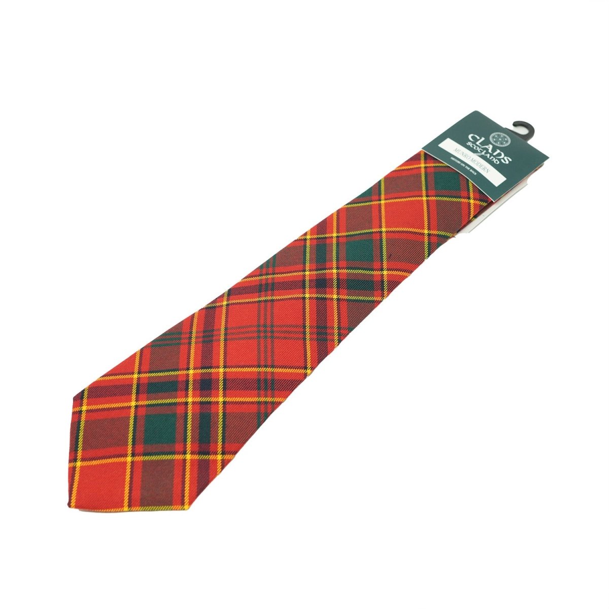 Traditional Scottish Clan Tartan Tie – Traditional Plaid Necktie - MUNRO - Heritage Of Scotland -