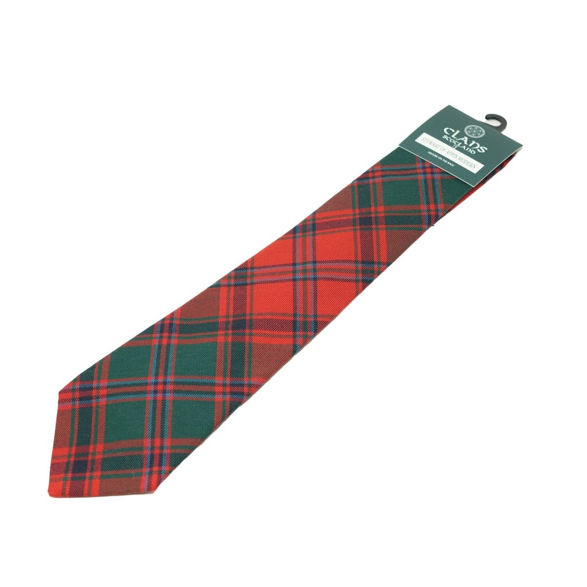 Traditional Scottish Clan Tartan Tie – Traditional Plaid Necktie - STEWART OF APPIN - Heritage Of Scotland -