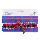 Traditional Tartan Garter – Elasticated Red or Green Scottish Lace Garter - Heritage Of Scotland - Red