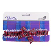 Traditional Tartan Garter – Elasticated Red or Green Scottish Lace Garter - Heritage Of Scotland - Red