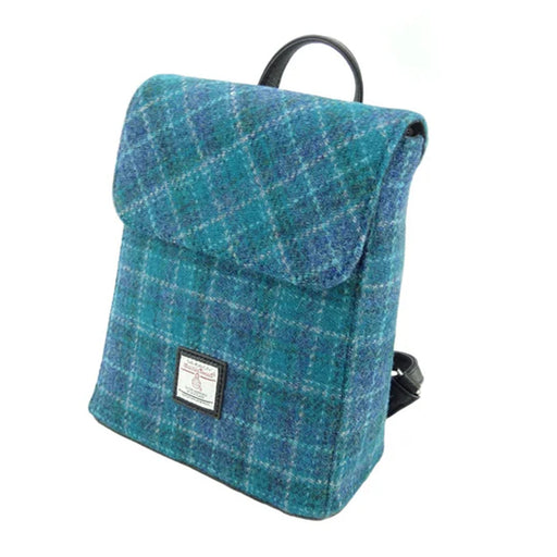 Tummel Backpack Sea Blue Check - Heritage Of Scotland - SEA BLUE CHECK