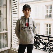 Unisex Scotland Hoodie Grey – Lion Rampant Pullover - Heritage Of Scotland - XS