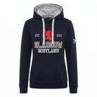 Unisex Scotland Hoodie Navy – Glasgow Lion Rampant Pullover - Heritage Of Scotland - XS