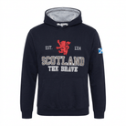 Unisex Scotland Hoodie Navy – Lion Rampant Pullover - Heritage Of Scotland - XS