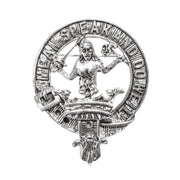 Urquhart Clan Badge, Kilt Pin, Lapel Pin, Cufflinks, Keyring/Key Fob & Gift Set — Fine Pewter by Art Pewter — Made in Scotland (Shiny Finish) - Heritage Of Scotland - Badge