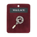 Wallace Clan Badge, Kilt Pin, Lapel Pin, Cufflinks, Keyring/Key Fob & Gift Set — Fine Pewter by Art Pewter — Made in Scotland (Shiny Finish) - Heritage Of Scotland - Lapel Pin