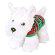 Westie with Tartan Jacket – 15cm Scottish Dog Ornament (Standing or Sitting) - Heritage Of Scotland - Standing