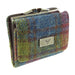 Women's Harris Tweed Clasp Purse With C Multi Colour Tartan - Heritage Of Scotland - MULTI COLOUR TARTAN