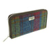 Women's Harris Tweed Staffa Zip Purse Multi Colour Tartan - Heritage Of Scotland - MULTI COLOUR TARTAN