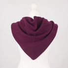 Women’s Luxury Ribbed Cashmere Triangle Scarf - EMINENCE - Heritage Of Scotland -