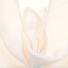 Women’s Luxury Ribbed Cashmere Triangle Scarf - WHITE - Heritage Of Scotland -