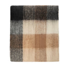 Women’s Soft Check Scarf – Oversized Plaid Winter Wrap with Tassel Fringe - Natural Check - Heritage Of Scotland -