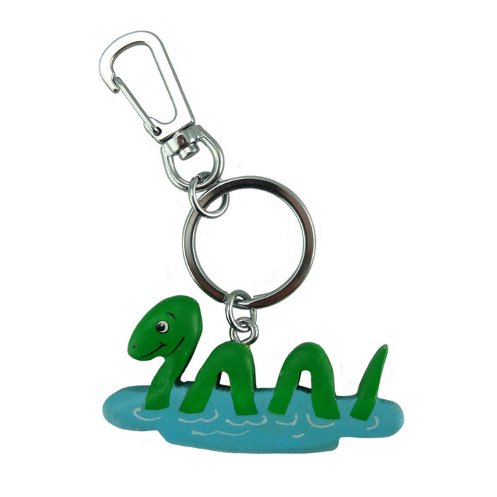 Wooden Nessie Keyring - Heritage Of Scotland - N/A