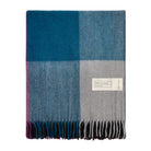 Woodside Check Blanket Purple - Heritage Of Scotland - PURPLE