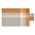 Woodside Check Foldaway Picnic Blanket With Carry Strap - Natural - Heritage Of Scotland -