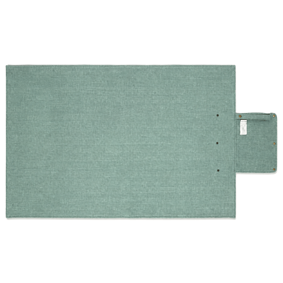 Woodside Check Foldaway Picnic Blanket with Carry Strap - Pistachio - Heritage Of Scotland -