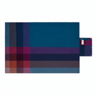 Woodside Check Foldaway Picnic Blanket With Carry Strap - Turquoise - Heritage Of Scotland -