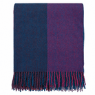 Woodside Check Wool-Blend Plaid Throw | Sofa & Bed Blanket - Turquoise & Pink - Heritage Of Scotland -