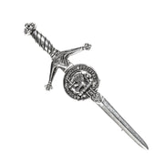 Young Clan Badge, Kilt Pin, Lapel Pin, Cufflinks, Keyring/Key Fob & Gift Set — Fine Pewter by Art Pewter — Made in Scotland (Shiny Finish) - Heritage Of Scotland - Kilt Pin