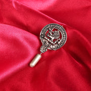 Young Clan Badge, Kilt Pin, Lapel Pin, Cufflinks, Keyring/Key Fob & Gift Set — Fine Pewter by Art Pewter — Made in Scotland (Shiny Finish) - Heritage Of Scotland - Lapel Pin