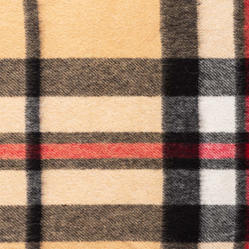 100% Cashmere Blanket Thomson Camel - Heritage Of Scotland - THOMSON CAMEL