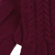 100% Cashmere Ladies Cable Glove Eminence - Heritage Of Scotland - EMINENCE