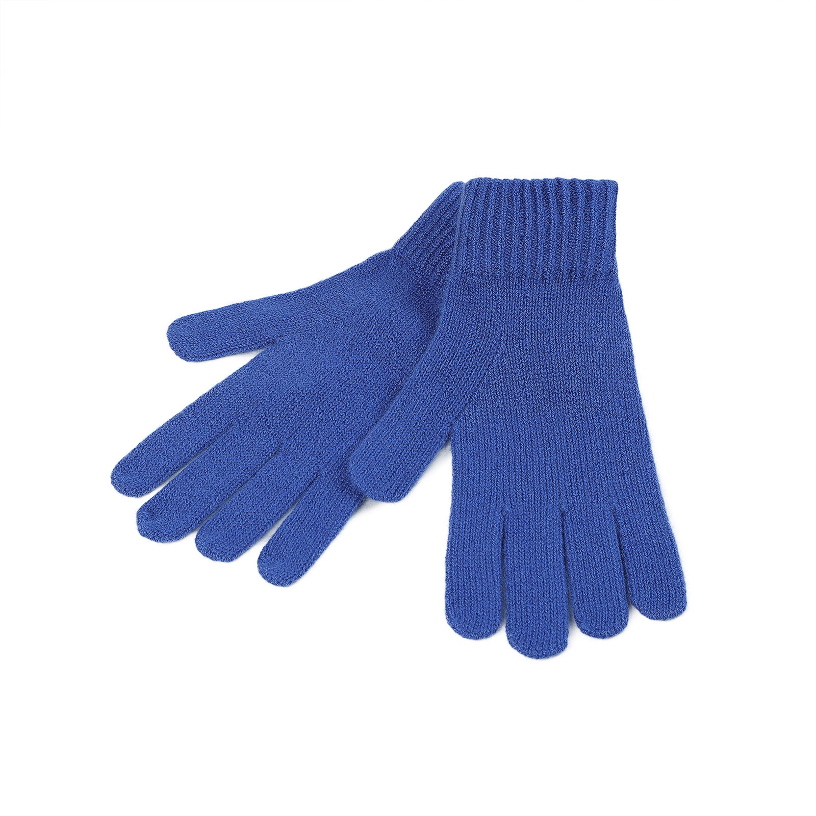 100% Cashmere Plain Ladies Glove Cornflower - Heritage Of Scotland - CORNFLOWER