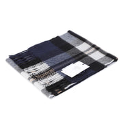 100% Cashmere Scarf Made In Scotland Amplified Thomson Navy - Heritage Of Scotland - AMPLIFIED THOMSON NAVY