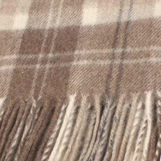 100% Cashmere Scarf Made In Scotland Natural Bannockbane - Heritage Of Scotland - NATURAL BANNOCKBANE