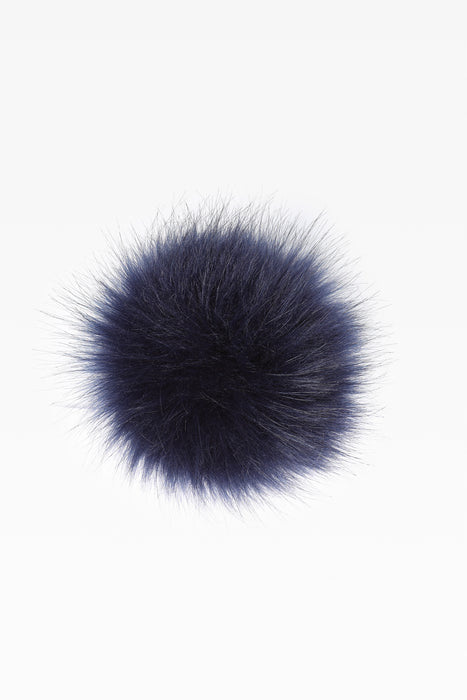 100% Faux Fur Pom Pom Navy - Heritage Of Scotland - NAVY