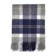 100% Lambswool Blanket Bannockbane Silver - Heritage Of Scotland - BANNOCKBANE SILVER