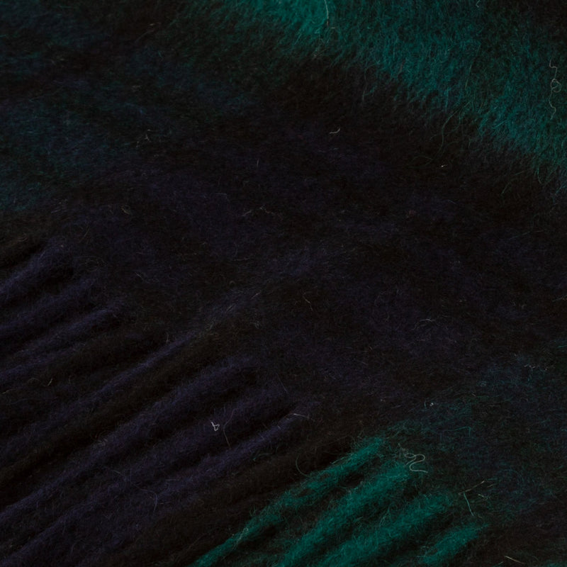 100% Lambswool Blanket Black Watch - Heritage Of Scotland - BLACK WATCH