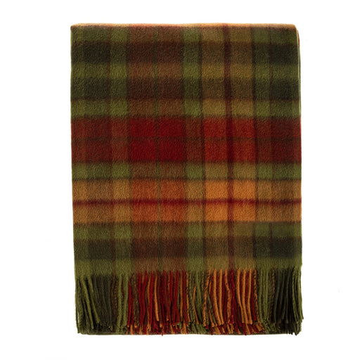 100% Lambswool Blanket Buchanan Autumn - Heritage Of Scotland - BUCHANAN AUTUMN