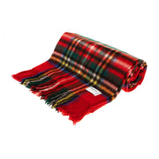 100% Lambswool Blanket Stewart Royal - Heritage Of Scotland - STEWART ROYAL