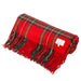 100% Lambswool Tartan Blanket Stewart Royal - Heritage Of Scotland - STEWART ROYAL