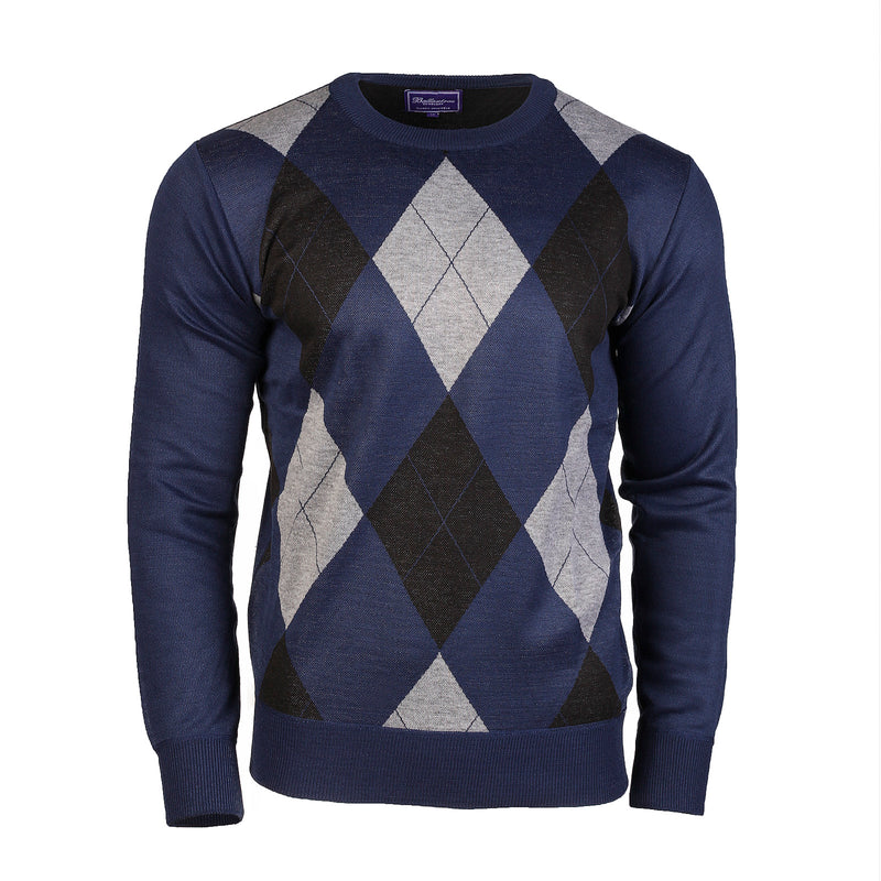 Herren Argyle Ballantrae Jumper Crew Nec