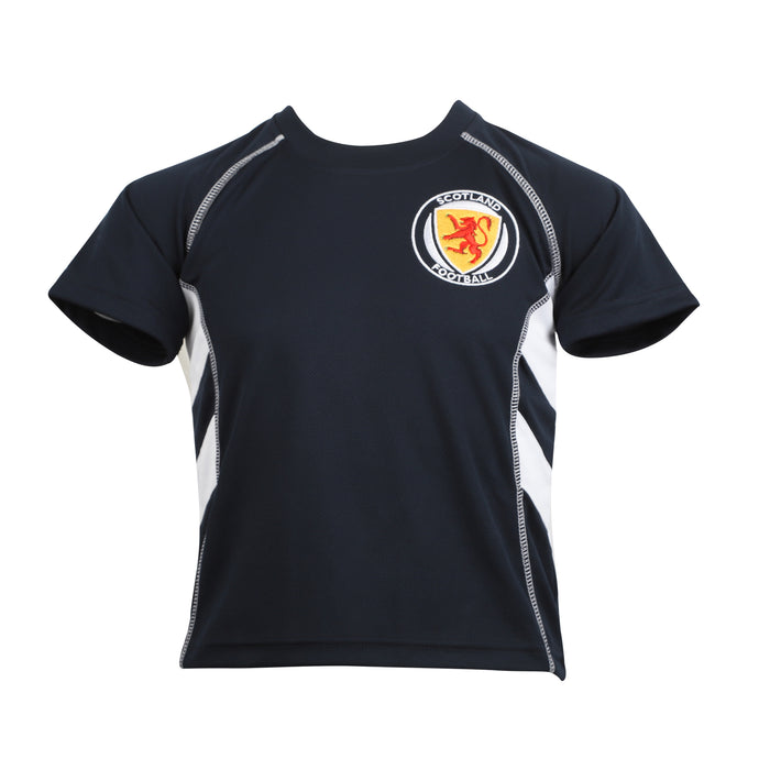 Kids Cooldry Scotland Football T-Shirt
