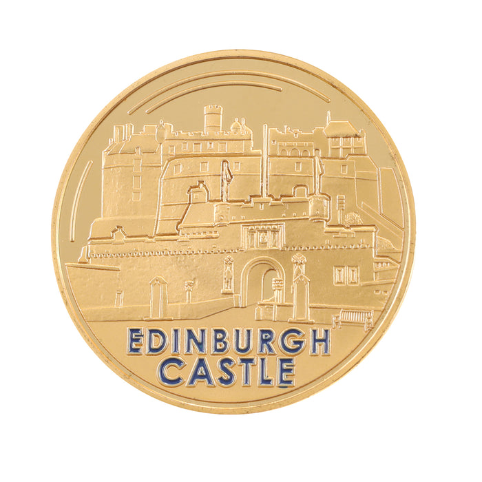 Münzmagnet Edinburgh Castle Eingang 2014