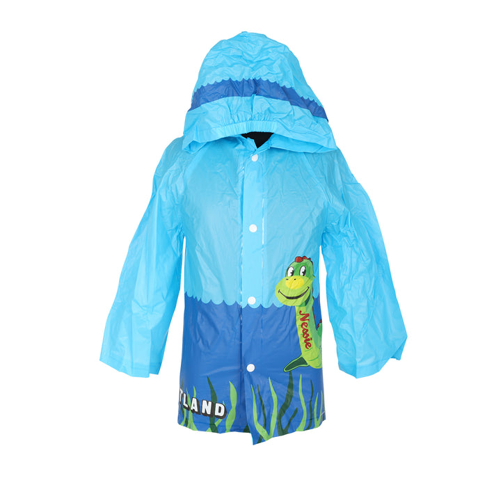 Kids PVC Nessie Scotland Raincoat Jacket