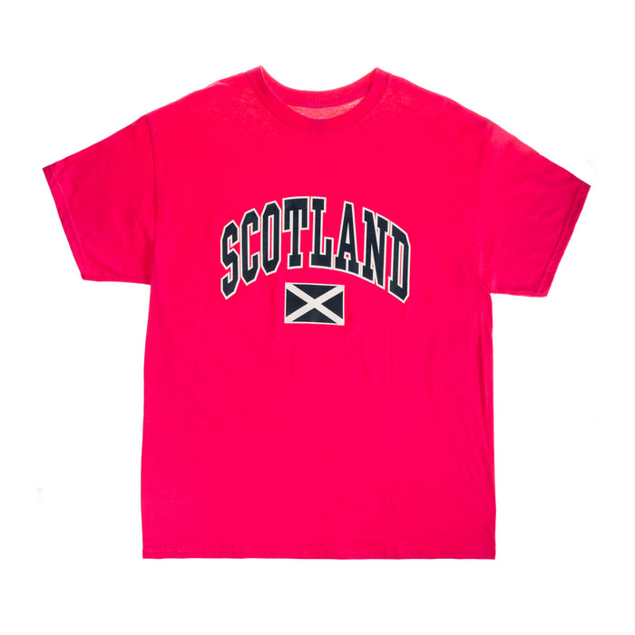 (D) Schottland Harvard Print T / Shirt Heliconia