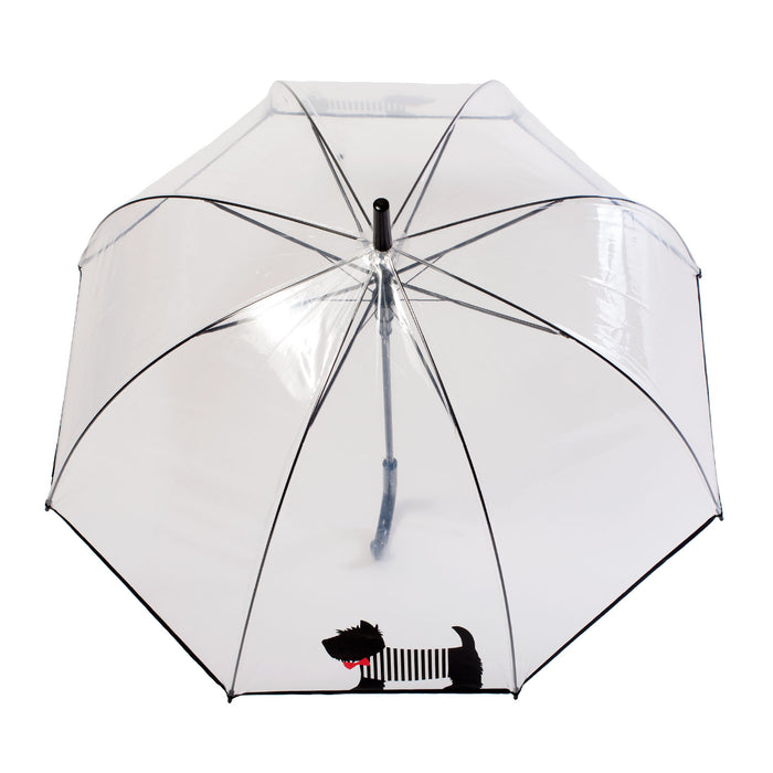 Scottie Dog Clear Dome Umbrella