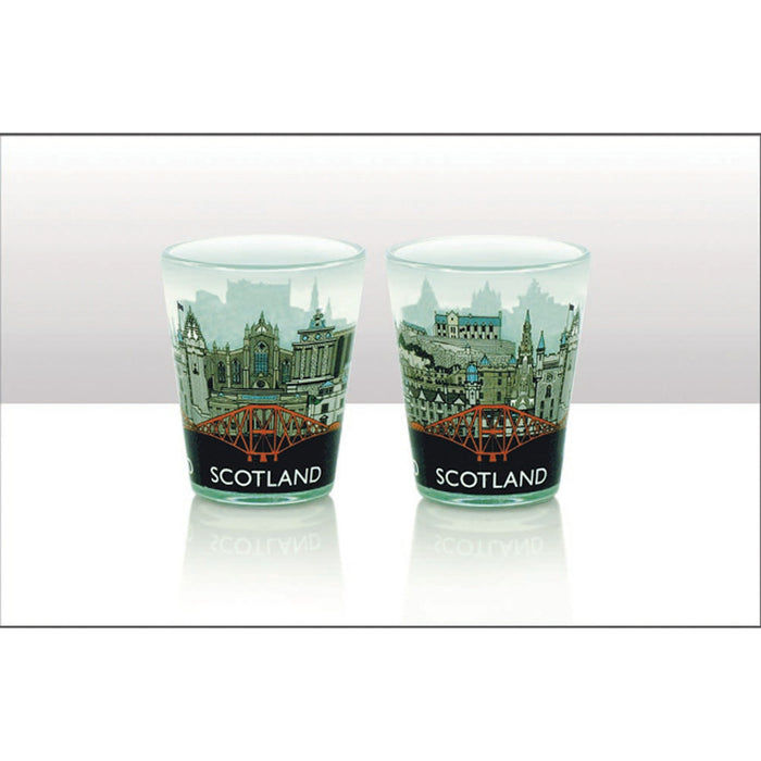 Scotland Landmarks Shot Glass